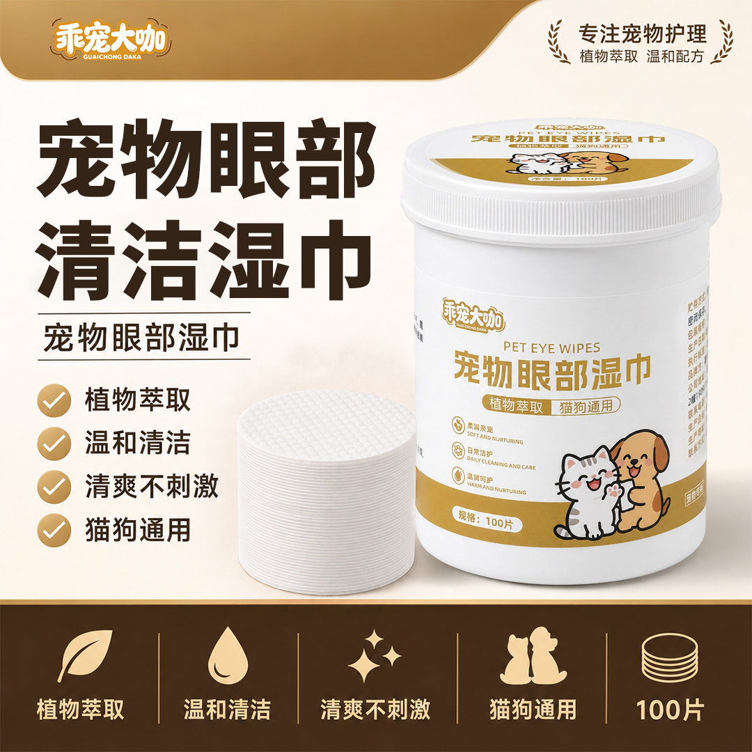 宠物眼部湿巾